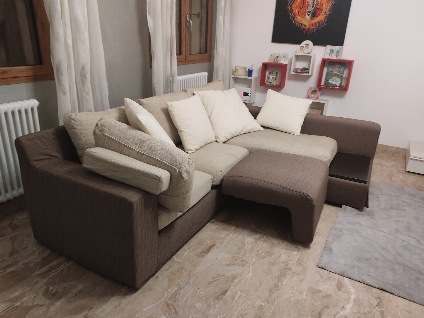 Rivestimento su misura copridivano multicolore