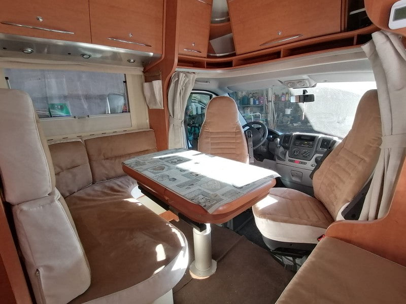 coperture cuscini dinette camper 